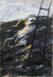 2002 "Aesaggi dell Anima" Acrilico. olio, su cartoncino Fabriano 70 x 100