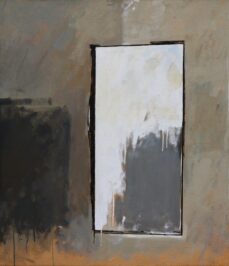 2010 La mia finestra Olio acrilico su tela 120 x 140