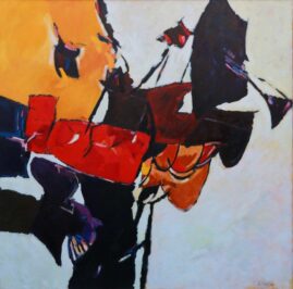 1985 "Astratto" Olio su tela 130 x 130