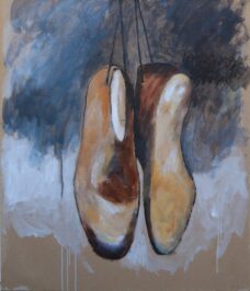 2006 In Viaggio Acrilico su cartoncino intelato 100 x 115