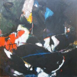 1986 "Quando C'era la mia Luna" Olio su tela 130 x 130