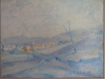 1971 "Paesaggio invernale" - Olio su tela cm. 35 x 45